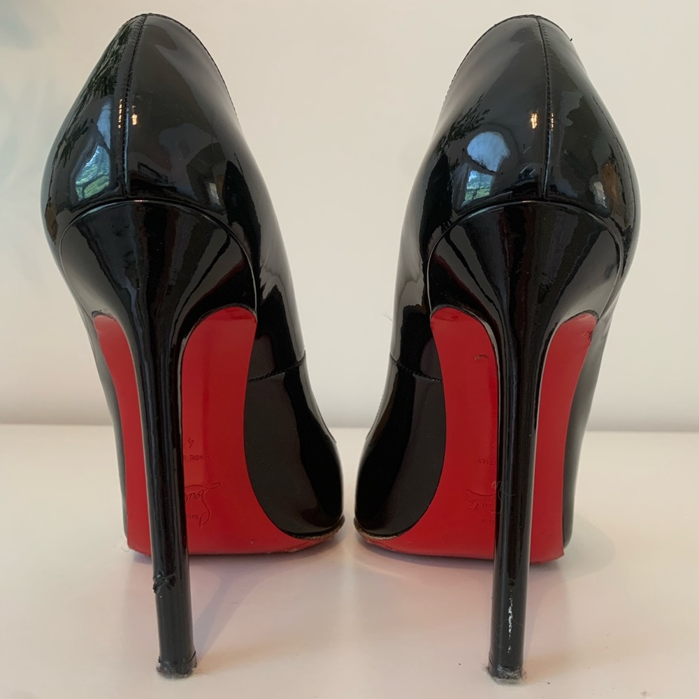 Christian Louboutin Black Patent Pigalle Heels size EU 41.5